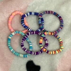 Colorful Kids Beaded Bracelet Set